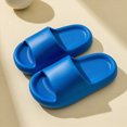 thumbnail image 2 of kpoplk Slides for Girls Boys Comfortable Slippers Slides Non-slip Shower Shoes House Fashion Thick for Indoor & Outdoor Gifts(Blue,2), 2 of 9
