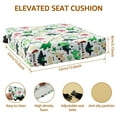 thumbnail image 3 of Dznils Toddler Booster Seat for Dining Table, with Safety Buckles, Non-Slip Bottom, White Dinosaur, 3 of 12