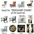 thumbnail image 5 of Designart "Segment Layers of Marbled Rock" Upholstered Fractals Accent Chair and Arm Chair, 5 of 5