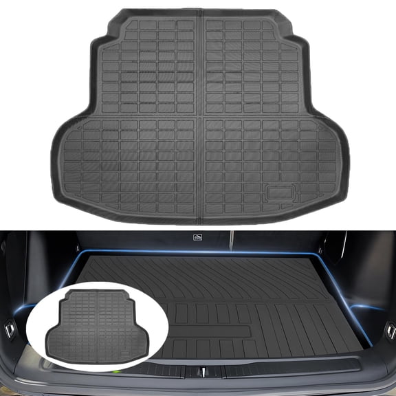 Canvcle Trunk Mat for Honda Civic Sedan 2016-2019 All Weather Heavy-Duty TPO Rear Cargo Liner (Not Fit for 2-Doors Models/Hatchback)