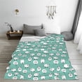 thumbnail image 5 of Sikiie Cute Sheeps Ultra-Soft Micro flannel Blanket Luxury All Seasons Warm Blanket for Bedding Sofa and Travel (4 sizes)-40"x30", 5 of 7