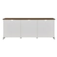 thumbnail image 4 of Pemberley Row Barnwood White TV Console Rectangular Adjustable Shelves 70" Unassembled, 4 of 8