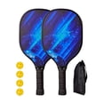 thumbnail image 2 of Juego de raquetas de Pickleball, raquetas de Pickleball con 2 raquetas, 4 raquetas de Pickleball, raquetas de Pickleball para niños, hombres, mujeres, Estilo I, 2 of 8