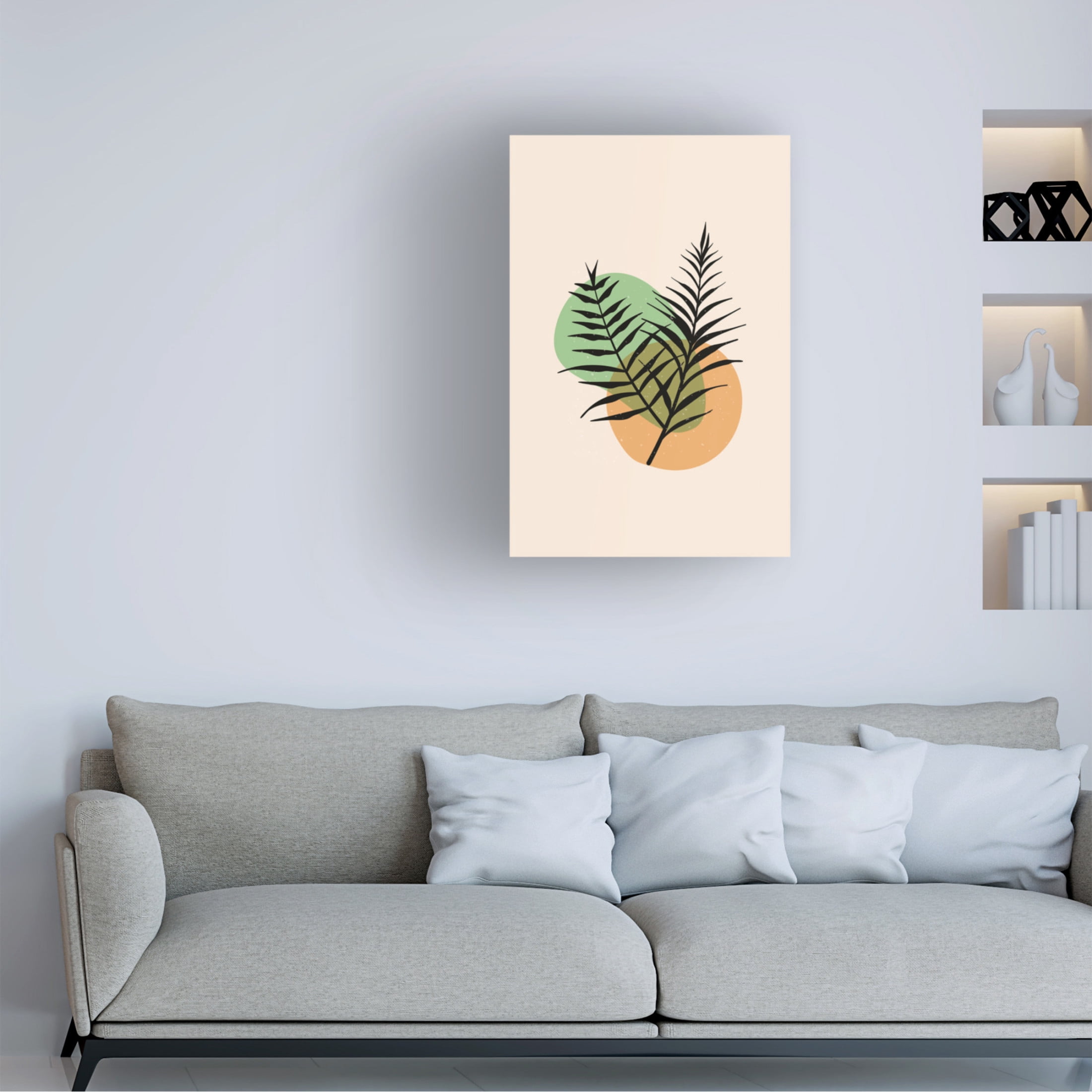 Trademark Fine Art jay stanley  Abstract Botanical 3 Canvas Wall Art