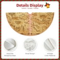 thumbnail image 3 of Sikiie Old Vintage Map Of Sea Nativity Christmas Tree Skirt, Jesus Christian Winter Holiday Tree Mat Decoration(30-48IN)30", 3 of 6