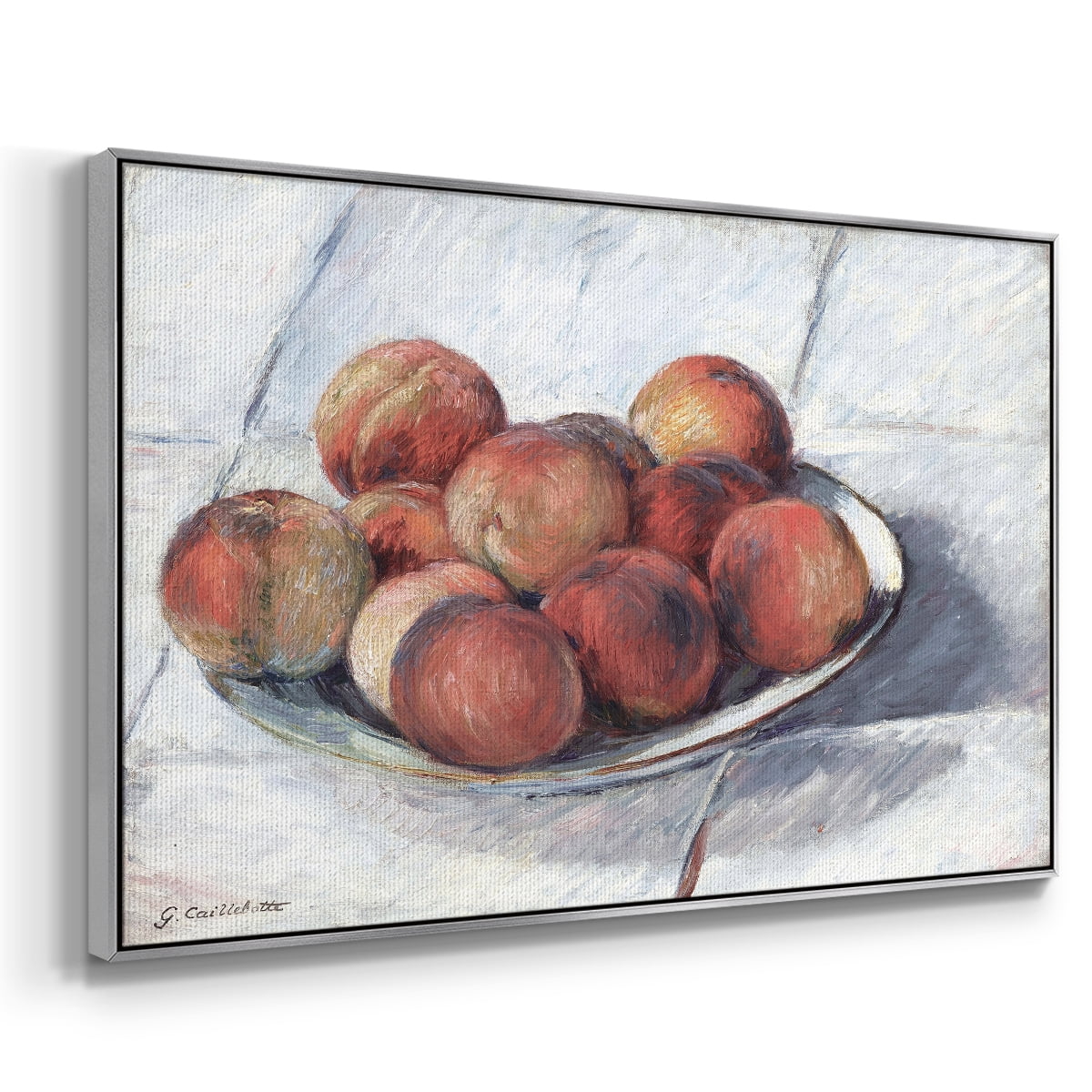 Vintage Botanical Print-XLVI By Wexford Home Framed in Silver Wood Gallery Wrapped Canvas 17 in. x 25 in.