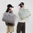 thumbnail image 3 of URSOFINE Travel Duffel Bags 35L, Gym Travel Bag & Packable Duffle Bag for Men, Foldable Overnight Weekender Bags for Women & Men with Adjustable Shoulder Strap, 3 of 11