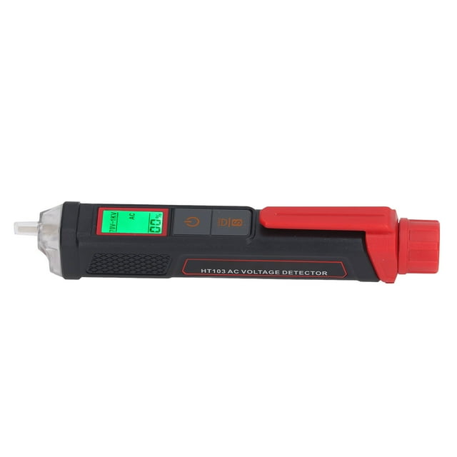 AC Voltage Tester, Non Contact Electricity Detector Adjustable Sensitivity Penholder Design With LED For Residence Use