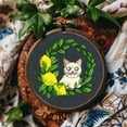 thumbnail image 6 of 18 pcs Water Soluble Embroidery Stabilizers Cat Embroidery Patterns Transfer Paper for Beginners Stick and Stitch Embroidery Paper Wash Away Colorful, 6 of 9