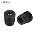 thumbnail image 3 of Unique Bargains 16Pcs Ronde Tube Noir Inserts avec Filetage M6, pour 19mm / 0,75 'od Tube Rond, 3 of 6