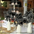 thumbnail image 3 of NestE 30 Pcs Bow Party Decorations Coquette Bow Table Toppers Birthday Table Decor Coquette Party Centerpieces Sticks for Birthday Bachelorette Bridal Decor(Black), 3 of 11