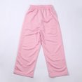 thumbnail image 6 of RUTAYY Toddler Girls Sweatpants Drawstring Wide Leg Loose Teen Sweatpants Cargo Side Striped Casual Pants With Pockets 6-14Y Trouser Lovely Pants, 6 of 9