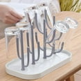thumbnail image 4 of Baby Bottle Drying Rack with Base, Creative Tree Branch Baby Bottle Dryer Holder for Bottles, Teats, Cups, Pump Parts and Accessories, 4 of 6