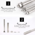 thumbnail image 2 of 6 tornillos de expansión M10*60, acero inoxidable, M10, tuerca hexagonal externa, perno de anclaje de expansión, anclajes de fijación resistentes, 2 of 5