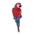 thumbnail image 2 of Figura de loro de resina para césped, adorno para paisajismo, patio, boda, varios 31cm Look Right Red, 2 of 9
