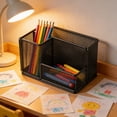 thumbnail image 7 of Msgweeeg Pen Holders Pen Holders Large Capacity Pen Stationery Organiser for Study and office Use Storage Basket, 7 of 7