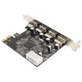 thumbnail image 3 of PCIE To USB Expansion Card, 4 Ports  Controller Expansion Cards With 480Mp/s Transmission Rate PCI E To USB 2.0 Adapter Compatible With 4X 8X 16X, 3 of 8