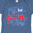 thumbnail image 4 of Inktastic My 1st 4th of July with Stars Boys or Girls Baby Bodysuit, 4 of 5