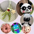 thumbnail image 5 of 200pcs White Eyes Cabochons 10mm Flatback Animal Eyes Flat Back Cabochon Craft Resin Dome Button for Stuffed Animal Amigurumi Bear Teddy Puppet Cat Making Scrapbooking Projects, 5 of 8