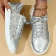 thumbnail image 6 of Glitter Sneakers for Women - Sparkly Bling Sequin Sneakers for Wedding, Party & Casual Wear, 6 of 9