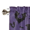 thumbnail image 7 of Halloween Theme Bat Purple Curtains For Living Room Kitchen Curtain Bedroom Decorative Window Treatments Home Drapes, 7 of 7