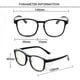 thumbnail image 4 of Moisture Chamber Goggles Anti Dry Eye Men Women Anti Pollen Blue Light Blocking Glasses Gafas Para O-FCY, 4 of 5