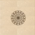 thumbnail image 1 of Ahgly Company Tapis de Zone Carré Transitionnel Lavable en Machine Beige, 8 Pieds Carré, 1 of 7