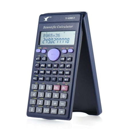 Scientific Calculator Counter 240 Functions 2 Line LCD Display Business Office Middle High School Student SAT/AP Test