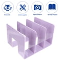 thumbnail image 3 of HEATSHAKING Book Organization Stand Acrylic Purple 10.22X8.25X6.48in 1Pack, 3 of 8