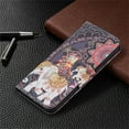 thumbnail image 4 of Allytech Wallet Case for iPhone 14 (6.1 inch 2022), Colorful Painting PU Leather Flip Folio Case with Card Holders Kickstand Shockproof Case for iPhone 14 2022, Mandala Elephant, 4 of 4