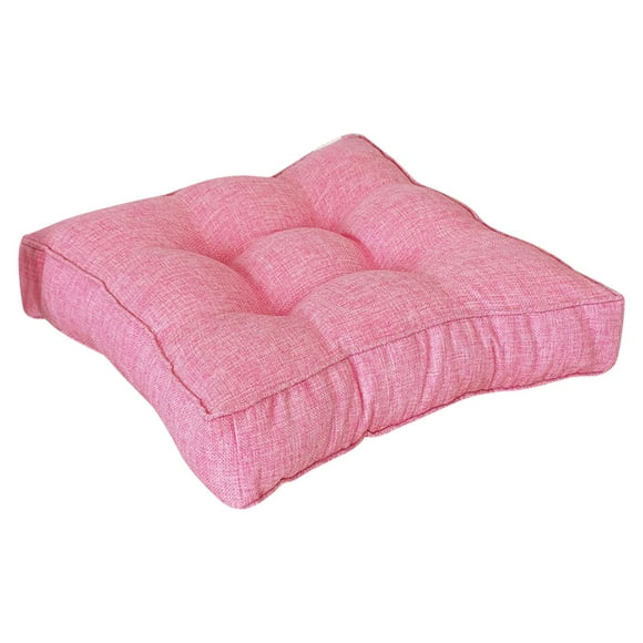 Usmixi Floor Mat, Meditation Pillow, Linen Seat Pillow Floor Mat, Suitable for Yoga Living Room Balcony Office Outdoor, Seat Cushion Tatami, Suitable for Chair