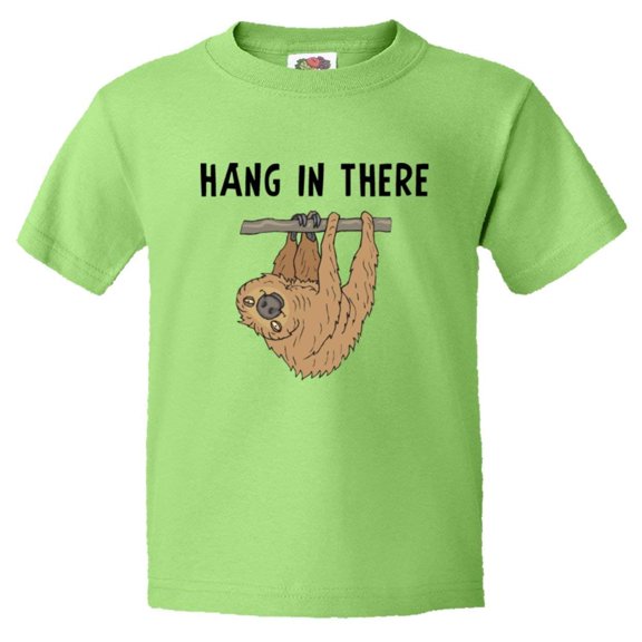 PleaseMeTeesâ„¢ Youth Hang In There Sloth HQ Tee