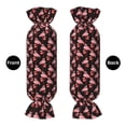 thumbnail image 2 of Xecao New Year Flamingo Print+Candy-Inspired Plush Pillow for Men Women Suitable for Beds, Sofas, Game Rooms Drawstring Closure, 2 of 8