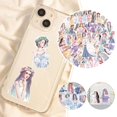 thumbnail image 2 of Retro Flowers Dancing Girls Stickers Diary Notebook Planner Handbook DIY` U0F4, 2 of 8