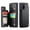 Black, variant on for Samsung Galaxy A51 Case with Card Holder, Wallet Case for Women Men with RFID Blocking, Durable Leather Kickstand Magnetic Clasp Shockproof Phone Case for Samsung Galaxy A51