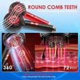 thumbnail image 2 of Masajeador eléctrico para el cuero cabelludo con terapia de luz roja, cepillo aplicador de aceite capilar resistente al agua IPX7., 2 of 5