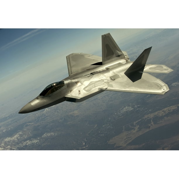 Laminated Poster A U S Air Force F 22 Raptor Fighter Aircraft Belonging To The 1st Fighter Wing Out Of Langley Air F Poster Print X 30 Walmart Com Walmart Com