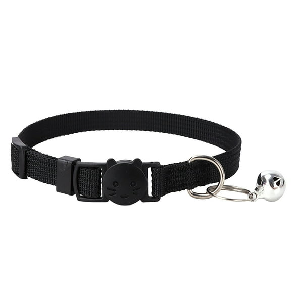Color Breakaway Cat Collar - Adjustable Length, Safe Snap Design, Bell Accessory, for Kittens Cats
