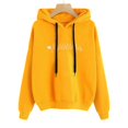 thumbnail image 3 of XINXIAOO Womens Sweatshirt Hoodies Long Sleeve Womens Pullover Oversized Hoodies for Women Yellow Sweatshirt Women Winter Essentials Women's Fashion Hoodies & Sweatshirts, 3 of 3