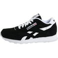 thumbnail image 5 of Reebok J21506: Kids' Classic Nylon Fashion Black/White Sneaker, 5 of 7