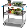 thumbnail image 3 of Carlisle Food Service Products 3 Shelf Utility Cart, 3 of 4