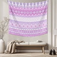 thumbnail image 5 of Purple Pink Boho Tapestry for Bedroom Wall Hanging Tapestry, Vintage Ethnic Tribe Abstract Art Ceiling Backdrop Tapestries Poster Blanket Wall Decor for Teens Room Living Room Dorm 39" x 59", 5 of 8