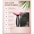 thumbnail image 3 of Dopsikn Máquinas Galvánicas de 7 Colores - Terapia de Luz Roja para Rostro y Cuello, Herramienta Masajeador Facial para Arrugas, Papada, Masajeador Facial Vibratorio con Térmicos, Negro, 3 of 5