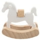 thumbnail image 1 of ColoMX Caballo balancín en miniatura Mini casa Adorno en miniatura Mini caballo balancín de madera, 1 of 8
