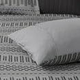 thumbnail image 2 of Bedding Sets Cotton Jacquard Comforter Mini Set Grey/Black King/Cal King,Bed Sets, 2 of 10
