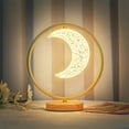 thumbnail image 2 of ESULOMP Iron Decorative Lamp Battery Powered Iron Decorative Lamp Table Lamp Warm LED Lamp Winding Iron Decorative Lamp Birthday Christmas New Year 11.41x9.84x4.72in, 2 of 5