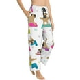 thumbnail image 2 of Sigee Yoga Dogs Poses Print Women's Soft Pajama Pants - Breathable and Comfortable Lounge Sleep Bottoms with Elastic Waistband and Pockets-XX-Large, 2 of 9