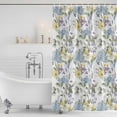 thumbnail image 2 of Vintage Spring Floral Shower Curtain Set - 72" x 78" Washable Bathtub Curtain with 12 Hooks, Farmhouse Flowers Watercolor Waterproof Fabric Stall Shower Curtains for Bathroom/Bathtub Décor, 2 of 6