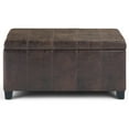 thumbnail image 5 of Homestock Renaissance Revival 36 Inch Wide Rectangle Storage Ottoman Bench, 5 of 11