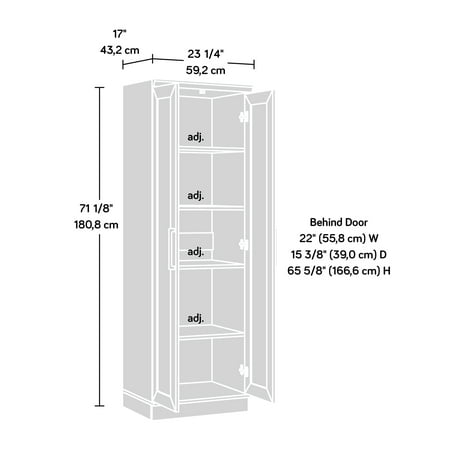 Sauder - Homeplus 2-Door Storage Cabinet